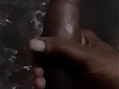 Boy jerking his hard BBC