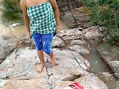 Risky Public Outdoor Indian Sex With Sister Near Flowing River